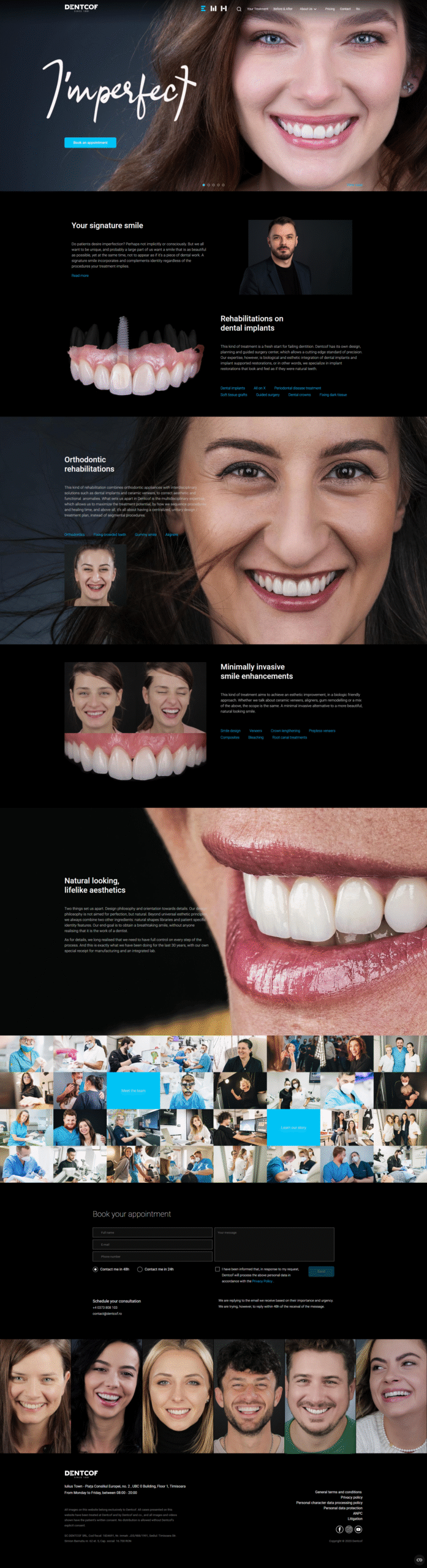 Dentcof - WordPress Website Design