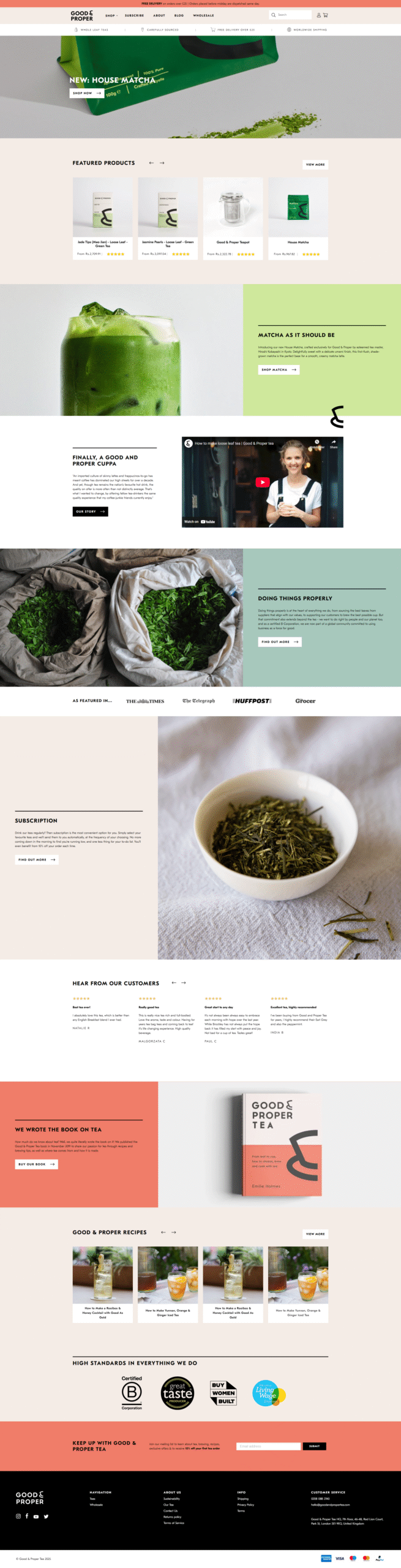 Good & Proper Tea